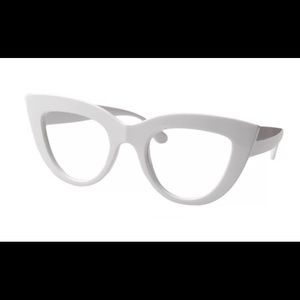 COPY - COPY - CatEye Reading Eyeglasses White. +2.75